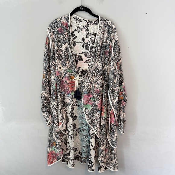 Johnny Was Ryder Vassilia Long Coat Cardigan Reversible XL - Picture 3 of 10